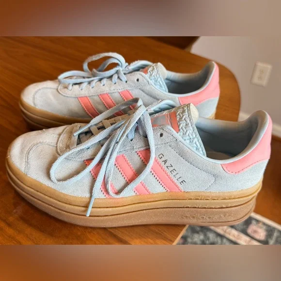 adidas Shoes Adidas Gazelle Bluepink Sneakers Classic Retro
